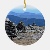 Rock Cairns New Hampshire Round Ornament (Voorkant)
