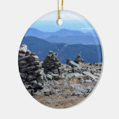Rock Cairns New Hampshire Round Ornament (Links)