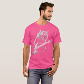 Rock Cat Playing Guitar Woman Funny Guitar Cat T-shirt (Voorkant volledig)