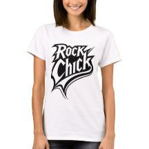 Rock Chick - Bold zwart-wit typografie