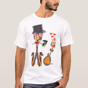 Rock Chick ontmoet de heer Rock n Roll T-shirt