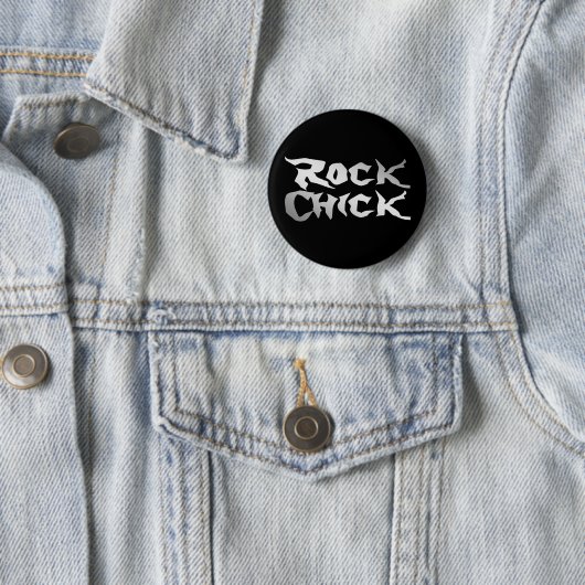 Rock Chick Ronde Button 5,7 Cm (In situ)