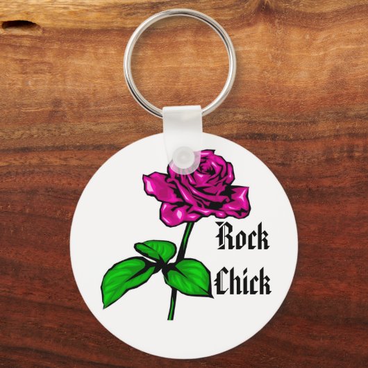 Rock Chick Sleutelhanger (Voorkant)