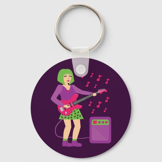 Rock Chick Sleutelhanger (Voorkant)