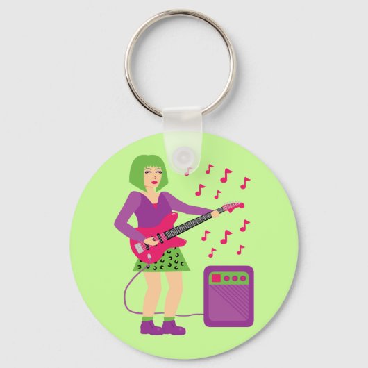 Rock Chick Sleutelhanger (Voorkant)