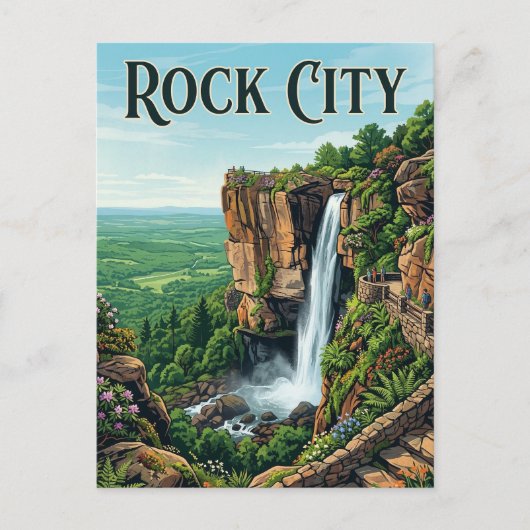 Rock City Gardens Briefkaart (Voorkant)
