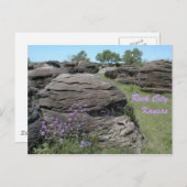 Rock City, Kansas Briefkaart (Voorkant / Achterkant)