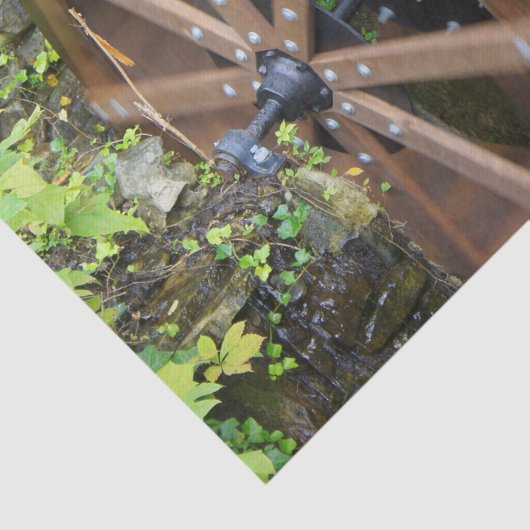 Rock City Water Wheel Tissuepapier (Detail)
