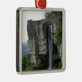 Rock City Waterfall Metalen Ornament (Rechts)