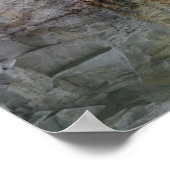 Rock Cliff Wall reflectie in Natuur 2 Poster (Hoek)