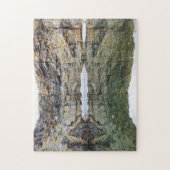 Rock Cliff Wall reflectie in Natuur 3 Legpuzzel (Verticaal)