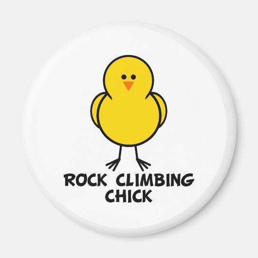 Rock Climate Chick Magneet (Voorkant)