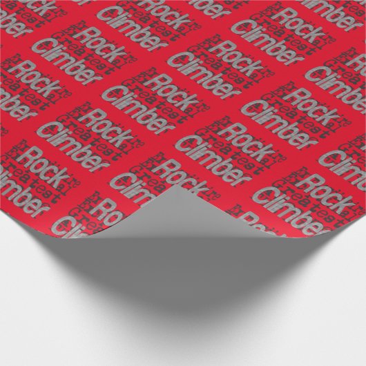 Rock Climate Extraordinaire Cadeaupapier (Hoek)