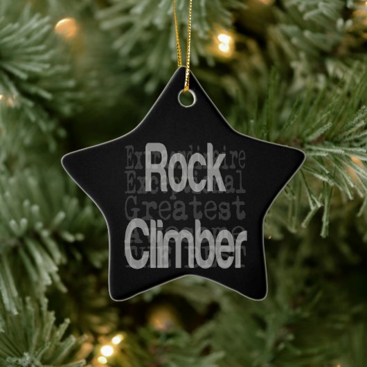 Rock Climate Extraordinaire Keramisch Ornament (Boom)