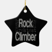 Rock Climate Extraordinaire Keramisch Ornament (Voorkant)