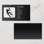 Rock Climate Logo  Black Visitekaartje (Voorkant / Achterkant)