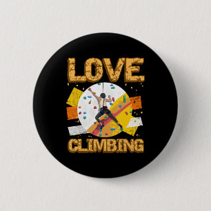 Rock climate Love Rock Jock Belayer Ice M Ronde Button 5,7 Cm