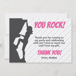 Rock Climate Party Bedankkaart