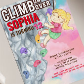 Rock climate party Invitation Kaart