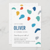 Rock climate party Invitation Kaart (Voorkant / Achterkant)