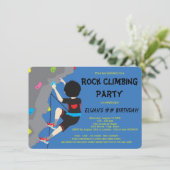 Rock climate party kaart (Staand voorkant)