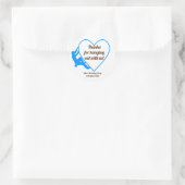 Rock climate party ronde sticker (Tas)