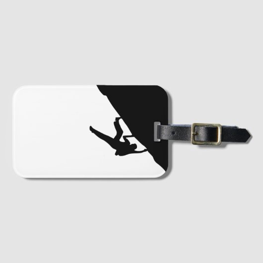 Rock Climate Silhouette Bagagelabel (Voorkant (horizontaal))