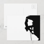 Rock Climate Silhouette Briefkaart (Voorkant / Achterkant)