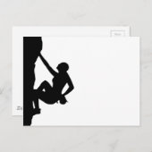 Rock Climate Silhouette Briefkaart (Voorkant / Achterkant)