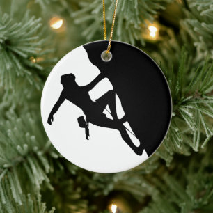 Rock Climate Silhouette Keramisch Ornament