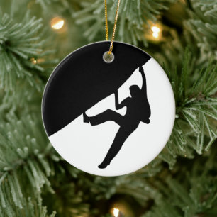 Rock Climate Silhouette Keramisch Ornament