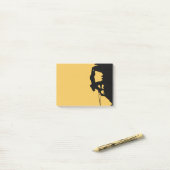Rock Climate Silhouette Post-it® Notes (Op bureau)