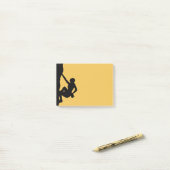 Rock Climate Silhouette Post-it® Notes (Op bureau)
