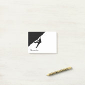 Rock Climate Silhouette Post-it® Notes (Op bureau)