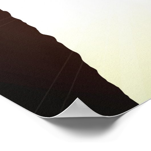 Rock Climate Silhouette Sun Flare Poster (Hoek)