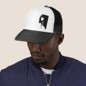 Rock climate Trucker Hat Trucker Pet (In situ)