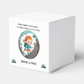 Rock Climber Adventure Theme Girl Baby Bedankdoosjes (Achterkant)