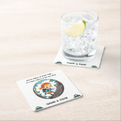 Rock Climber Adventure Theme Girl Baby Kartonnen Onderzetters (Insitu)