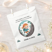 Rock Climber Adventure Theme Girl Baby Napkin Bedankzakje (Geknipt)