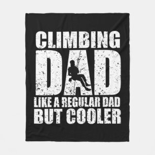 Rock Climber Bouldering Vintage Retro Rock Climbin Fleece Deken