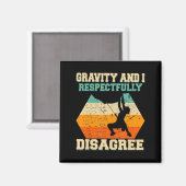 Rock Climber Bouldering Vintage Retro Rock Climbin Magneet (Voorkant / Achterkant)