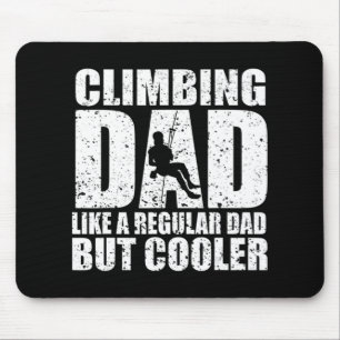 Rock Climber Bouldering Vintage Retro Rock Climbin Muismat