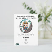 Rock Climber Outdoor Adventure Baby Boy Briefkaart (Staand voorkant)