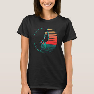 Rock Climber Retro Muur Bergbeklimmen Boulderi T-shirt