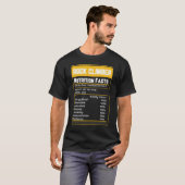 Rock Climber Voeding Feiten T-shirt (Voorkant volledig)