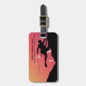 Rock Climbing Bagagelabel (Voorkant verticaal)