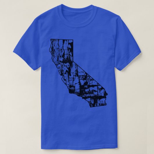 Rock Climbing California Rock Climber State kaart  T-shirt (Design voorkant)