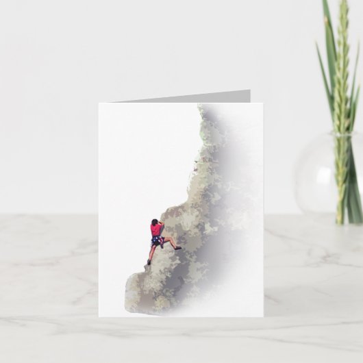 Rock Climbing Card Kaart (Voorkant)