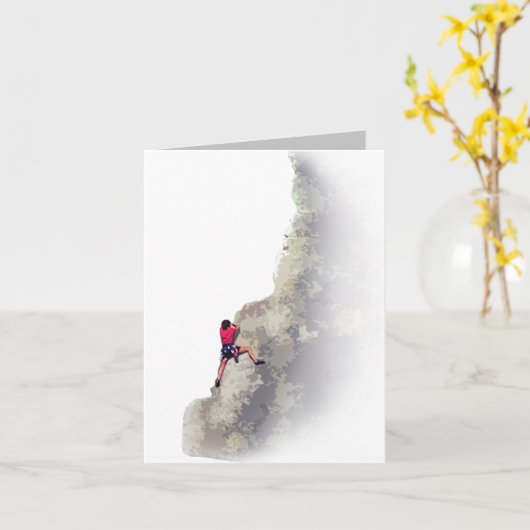 Rock Climbing Card Kaart (Gele Bloem)