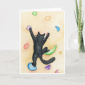 Rock Climbing Cat Kaart (Voorkant)